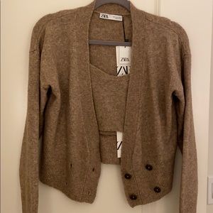 NWT ZARA SWEATER SET